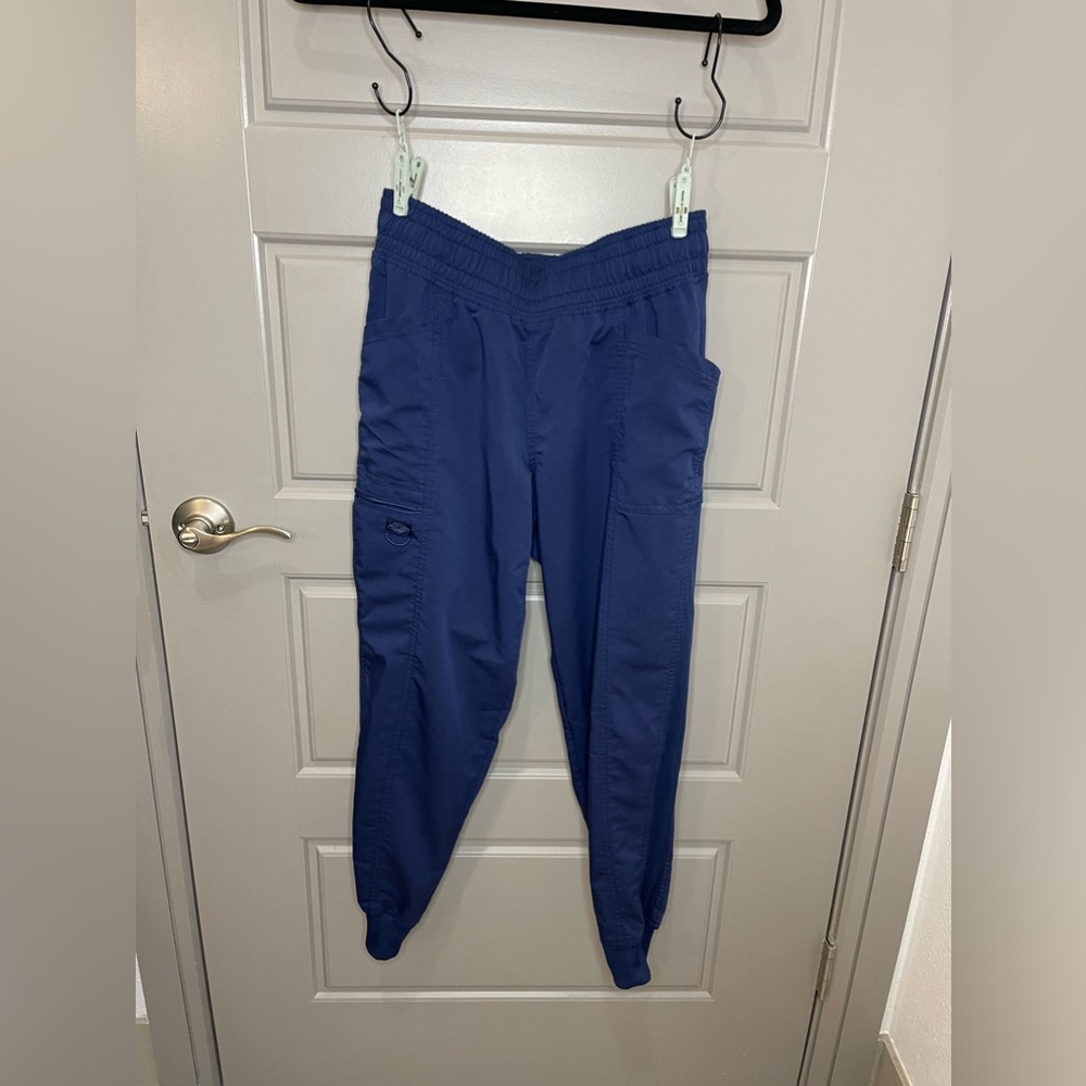 Dickies Navy Blue Petite Small Jogger Scrub Bottom